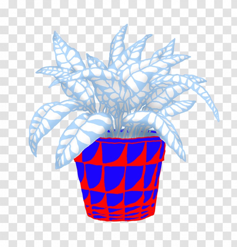Cobalt Blue Pattern Plants Epilepsy - Flowerpot Transparent PNG