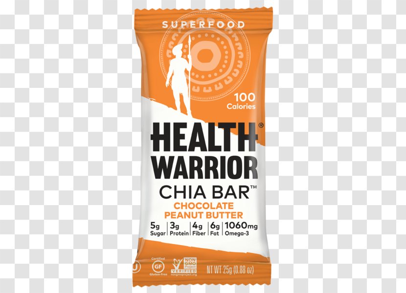 Health Warrior Chocolate Peanut Butter Chia Bar Superfood Dietary Supplement Product - Boutique - Dark Brands Transparent PNG