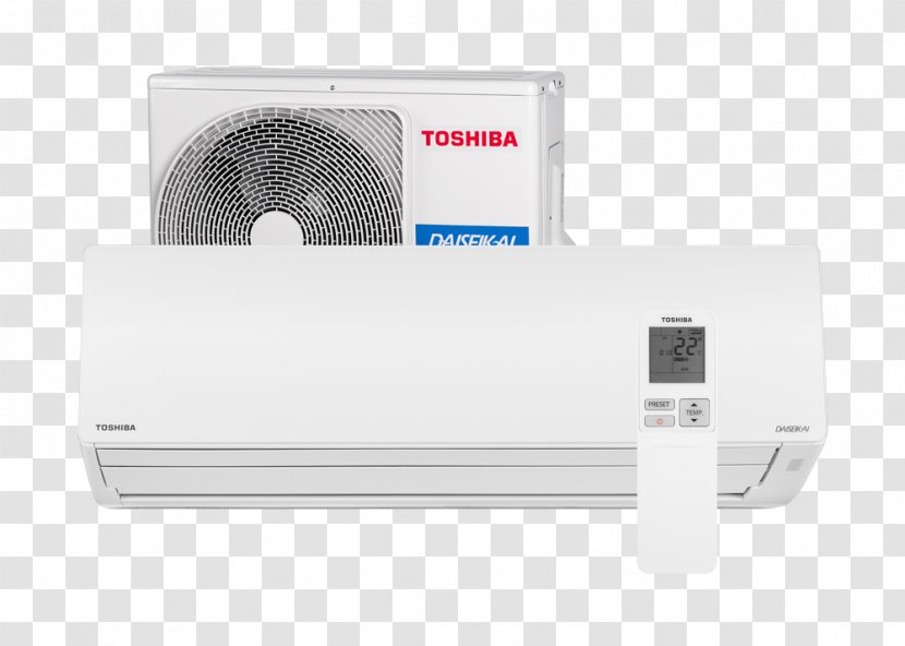 Toshiba Mitsubishi Electric Midea Air Conditioning - Electronic Device Transparent PNG