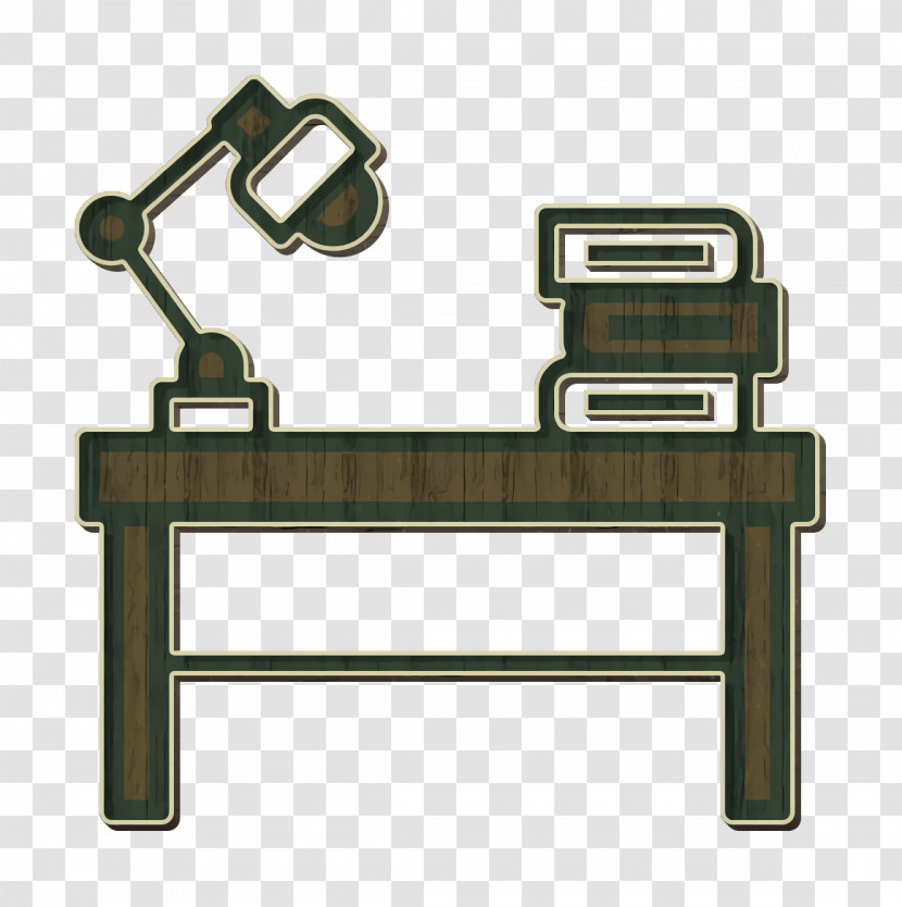 Furniture And Household Icon Desk Icon Office Stationery Icon Transparent PNG