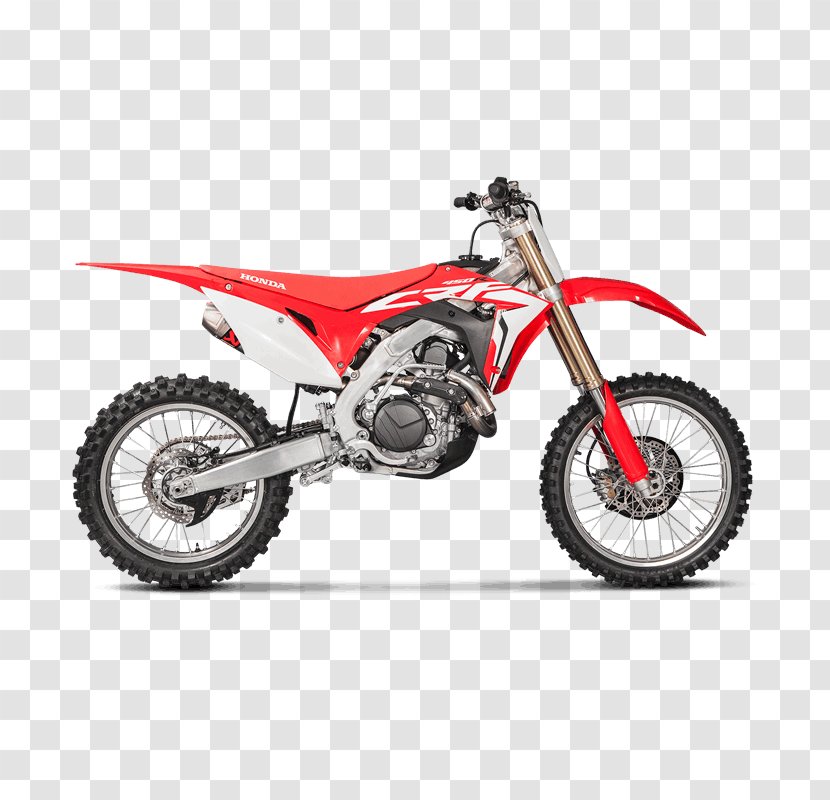 Honda CRF450R Exhaust System CRF150R Motorcycle - Bicycle Transparent PNG