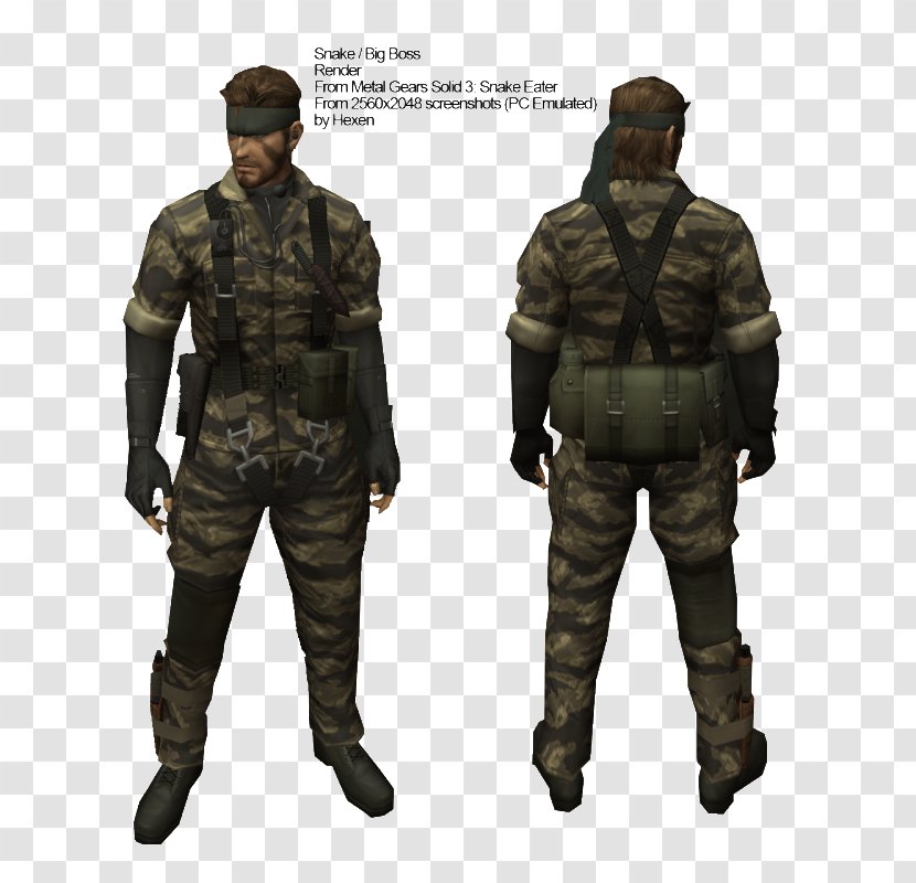 Metal Gear Solid 3: Snake Eater V: The Phantom Pain Subsistence PlayStation 2 - Uniform - Soldier Transparent PNG