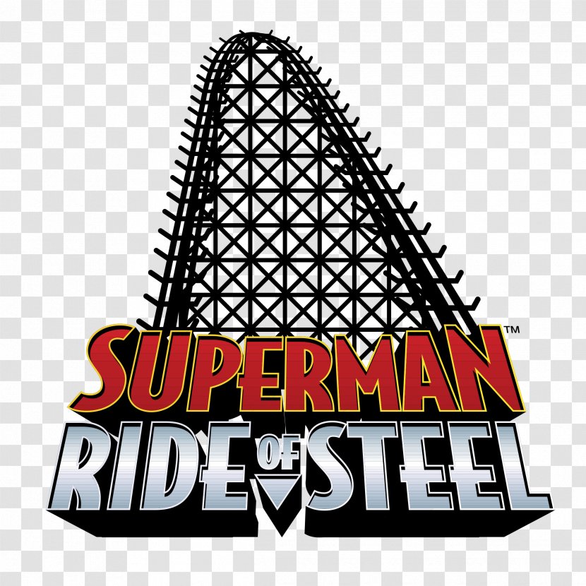 Superman The Ride Logo Font - Architecture - Fury 325 Roller Coasters Transparent PNG