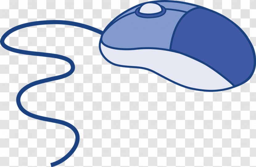 Computer Mouse Apple Clip Art - Blue Transparent PNG