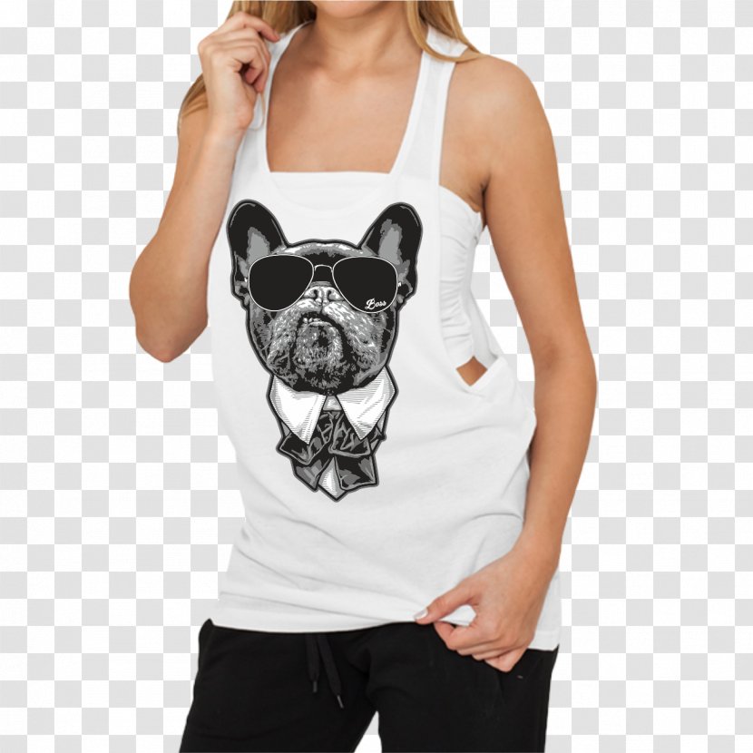 T-shirt Hoodie Top Sleeveless Shirt Blouse - Dog Like Mammal Transparent PNG