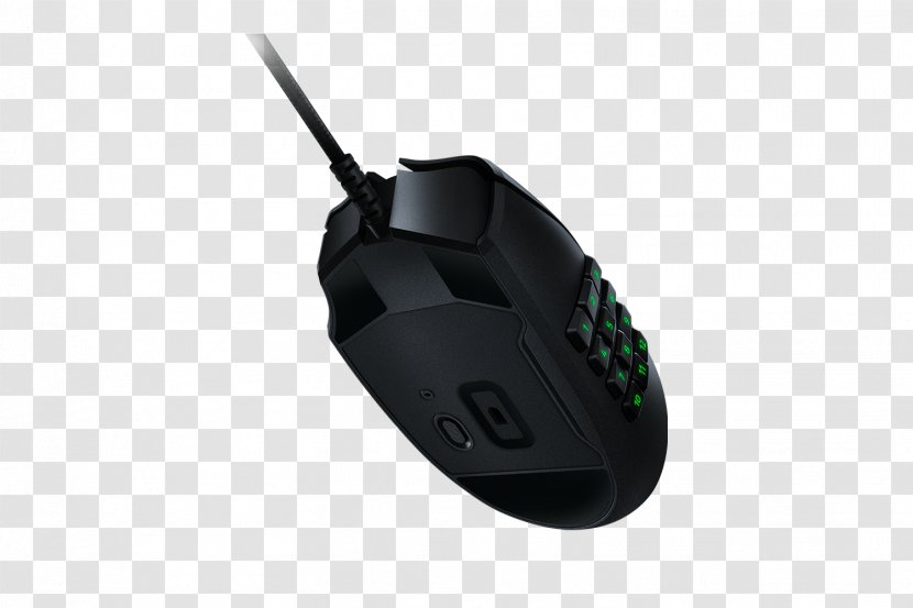 Computer Mouse USB Gaming Optical Razer Naga Trinity Backlit Inc. Dots Per Inch - Electronic Device Transparent PNG