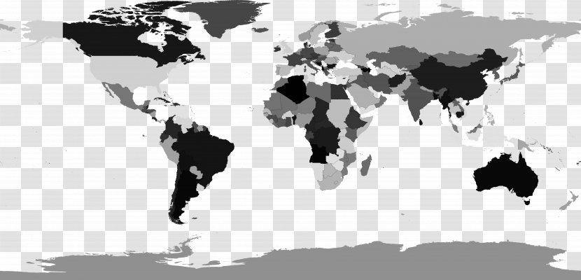 World Map Border Vector - Mapa Polityczna Transparent PNG