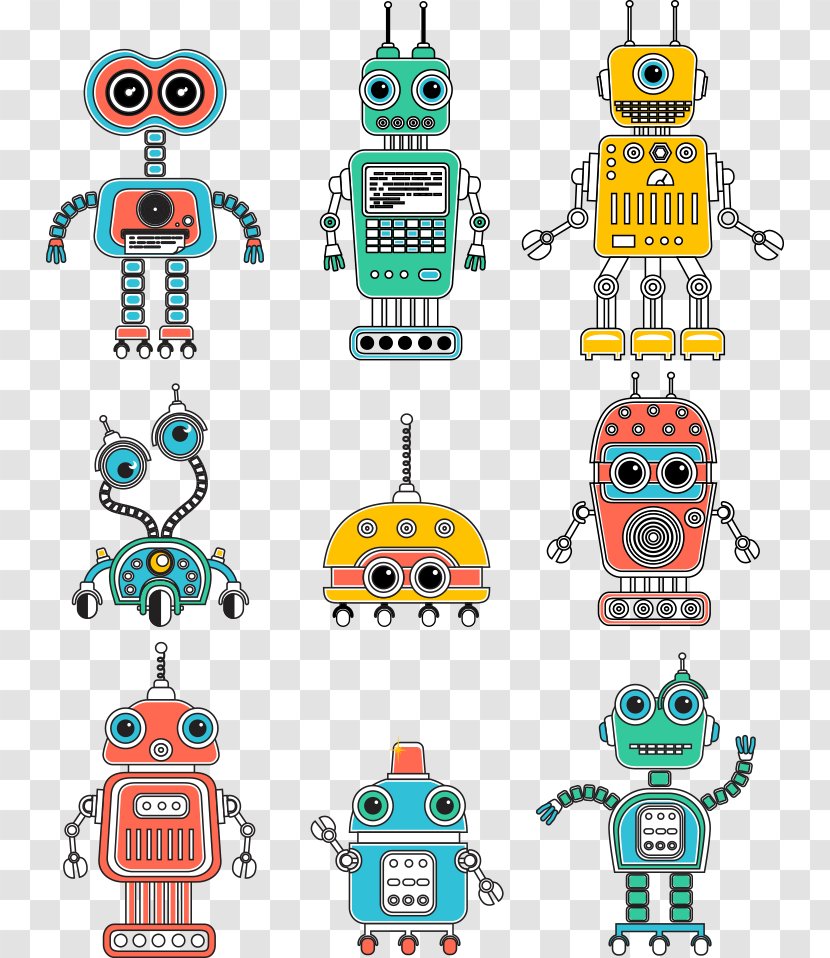 Find Difference Pictures Game Cartoon Robot Illustration - Animation - Vector Color Transparent PNG