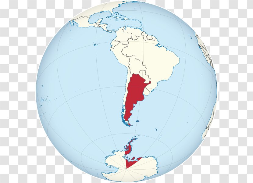 Flag Of Argentina Globe World Irredentism - Earth Transparent PNG