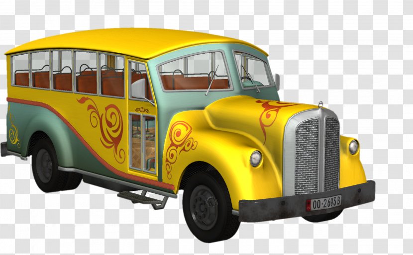 Car School Bus Yellow - Truck Transparent PNG
