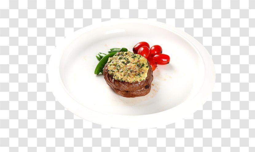 Cattle Beefsteak Vegetarian Cuisine Fish Steak Beef Ball - Small Garlic Cheese Transparent PNG