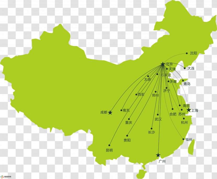 China Vector Graphics Royalty-free Stock Photography Map - Green - Aziende Transparent PNG