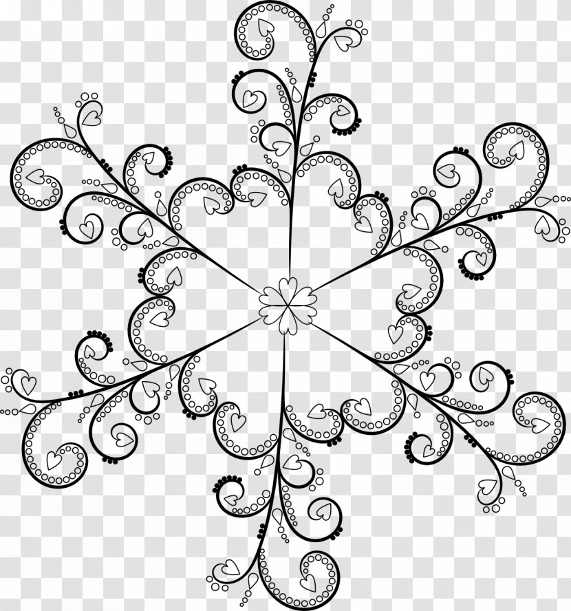 Paper Snowflake Quilling Frosting & Icing Pattern - Holiday Ornament Transparent PNG