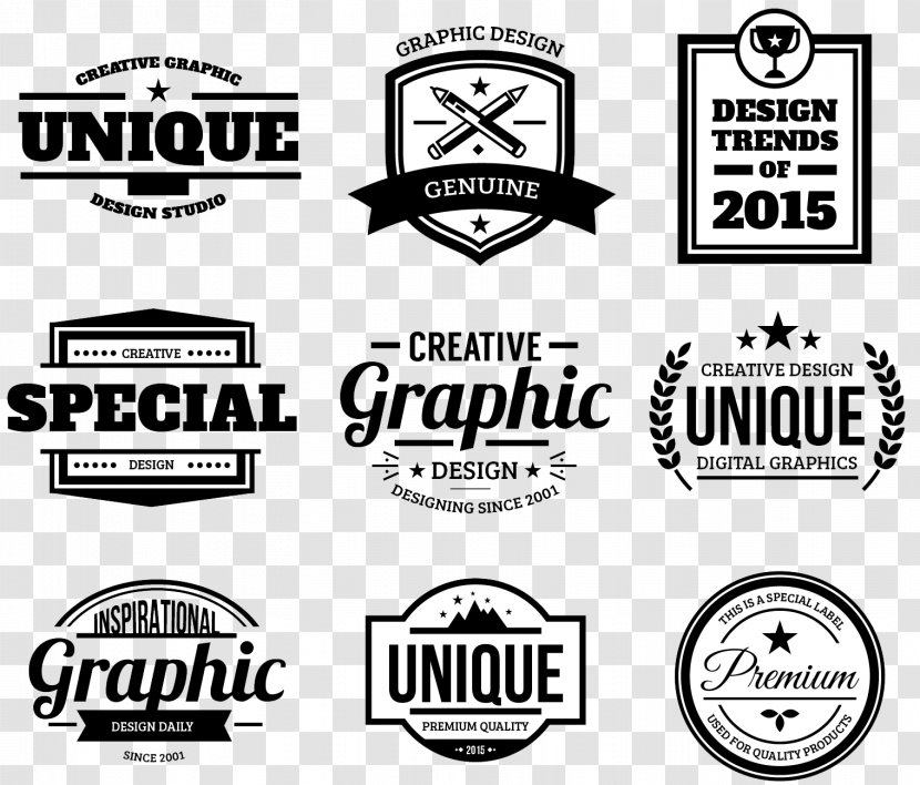 Logo Design Trademark Vector Graphics Brand - Monochrome Transparent PNG