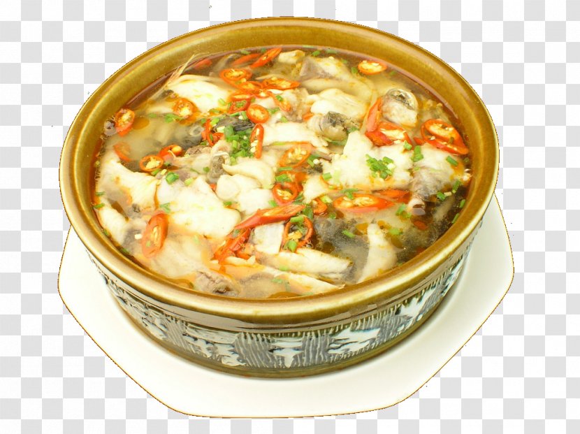 Sichuan Cuisine Hot Pot Food Suan Cai Restaurant - Canh Chua - Old Altar Pickled Fish Transparent PNG