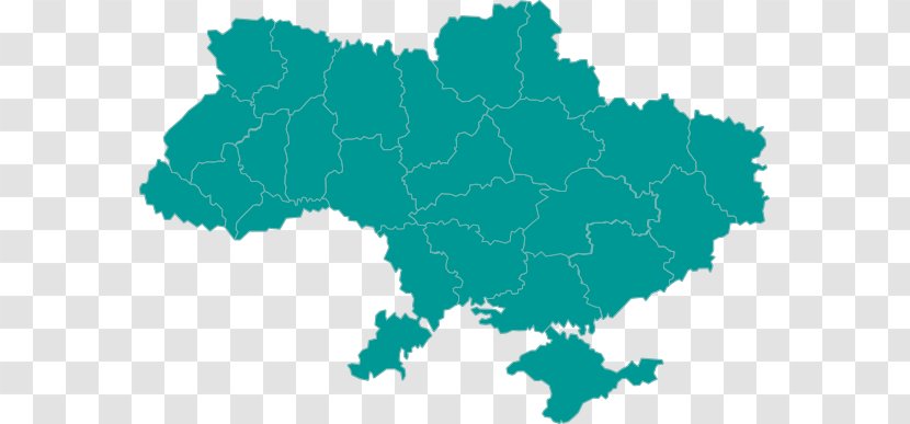 Ukrainian Soviet Socialist Republic Ukraine Vector Map - Area Transparent PNG