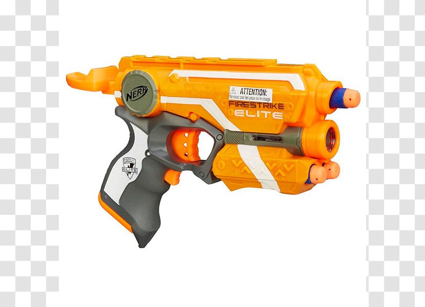 NERF N-Strike Elite Firestrike Blaster Nerf - Gun Accessory - Toy Transparent PNG
