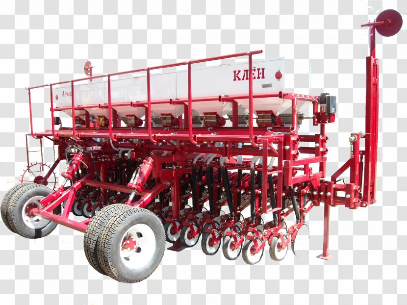 Tractor Machine Seed Drill Agriculture - Construction Equipment Transparent PNG