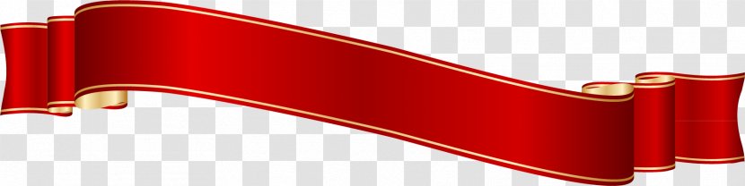 Rectangle Clothing Accessories - Red - Ribbons Transparent PNG