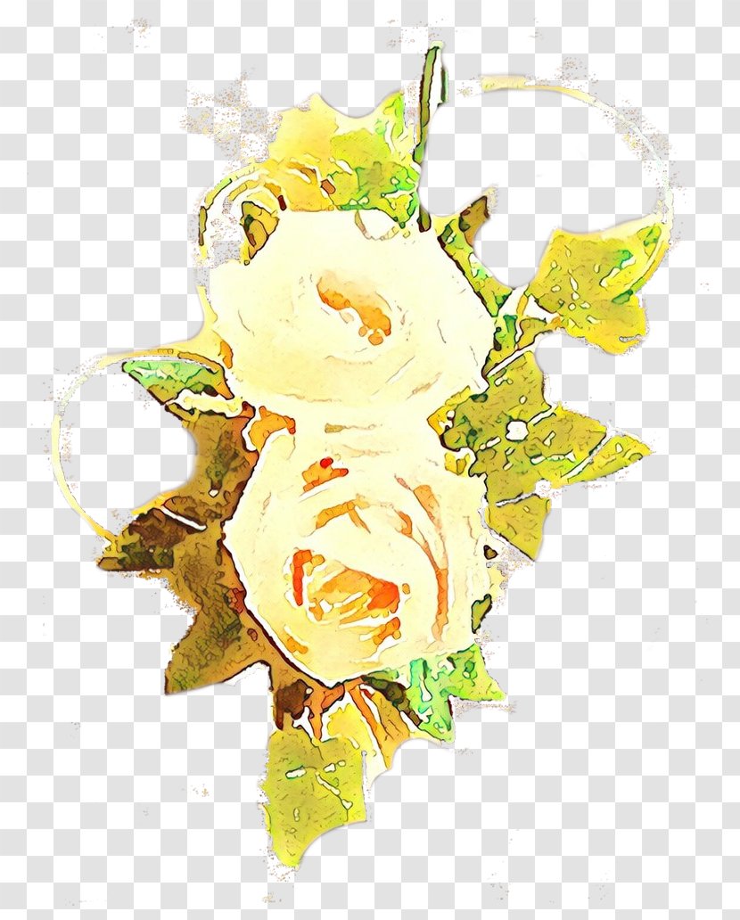 Yellow Cut Flowers Flower Plant Watercolor Paint - Cartoon Transparent PNG