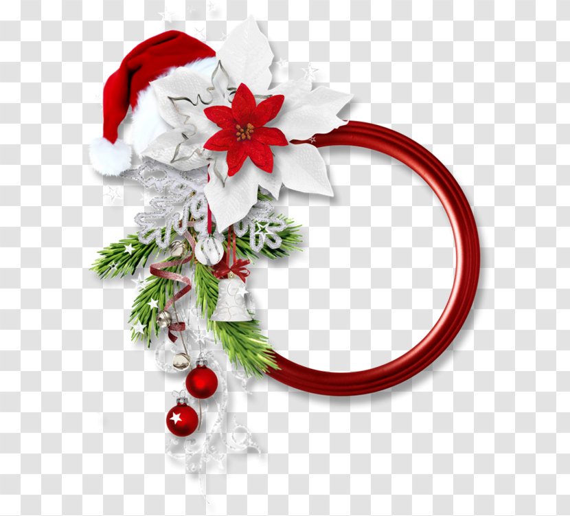 Santa Claus Christmas Picture Frames Candy Cane Clip Art - Mistletoe Transparent PNG
