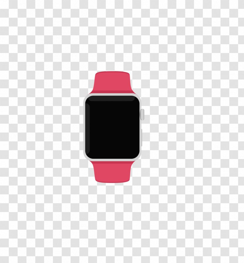 Apple Watch Series 2 3 1 - Red Watches Transparent PNG
