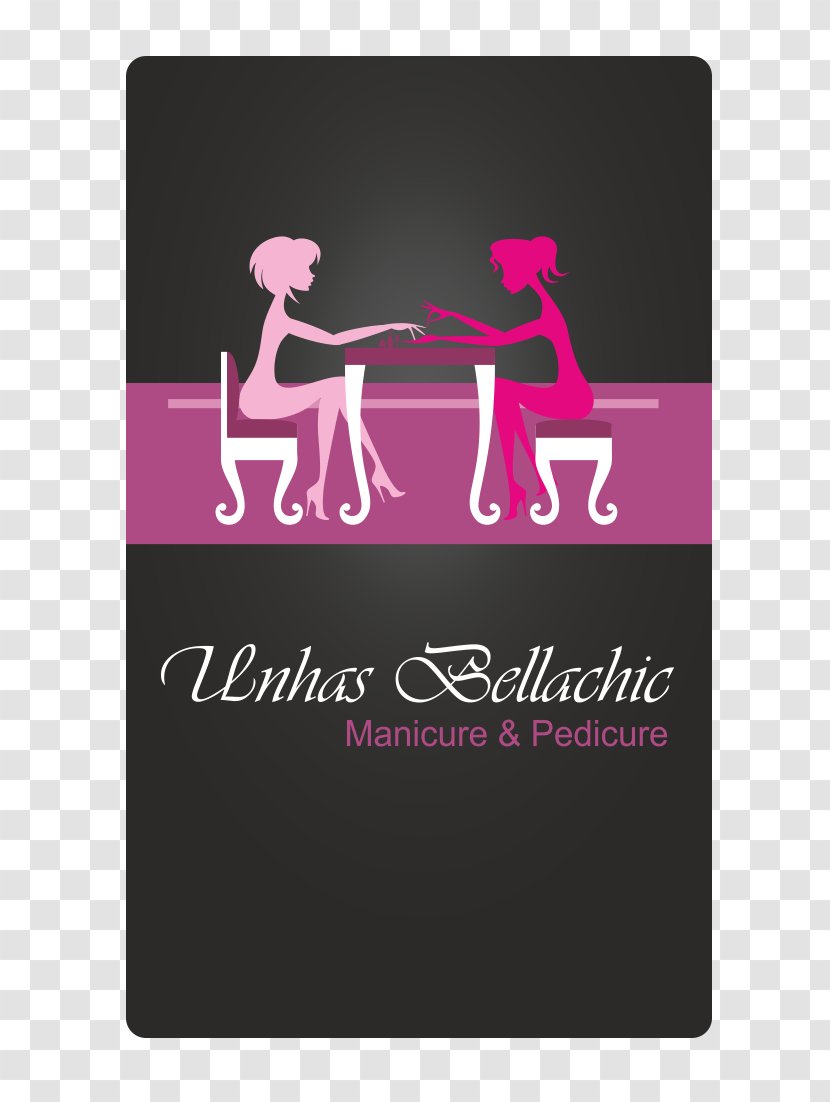 Manicure Business Cards Credit Card Nail Pedicure - Magenta Transparent PNG