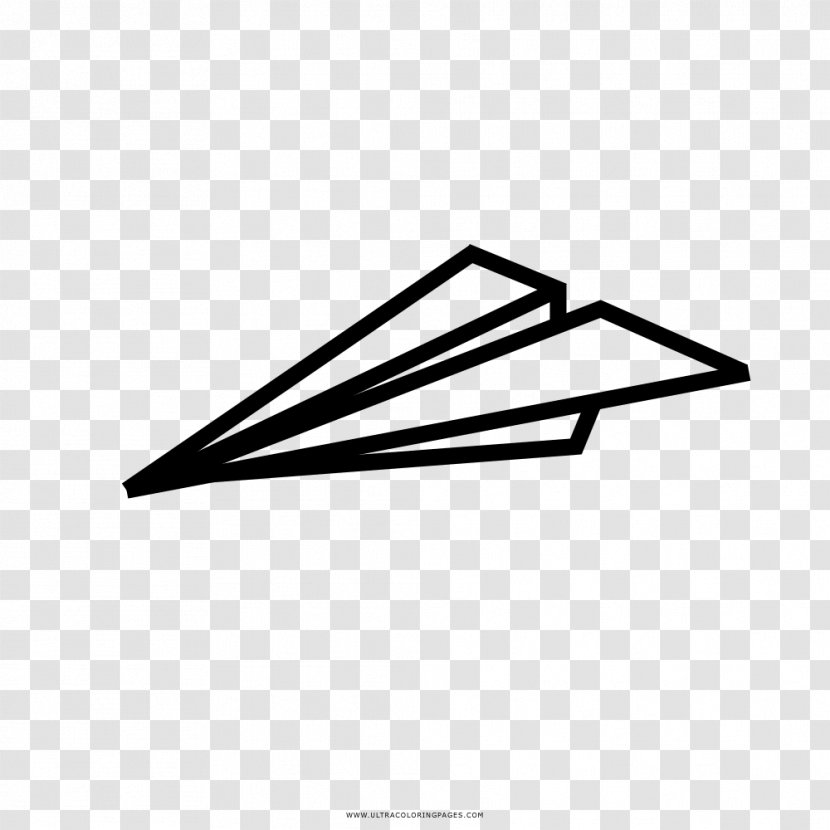 Paper Plane Airplane Drawing Coloring Book Transparent PNG