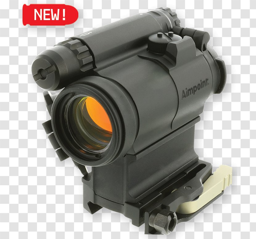 Aimpoint AB Red Dot Sight CompM4 Reflector - Hardware - Sights Transparent PNG