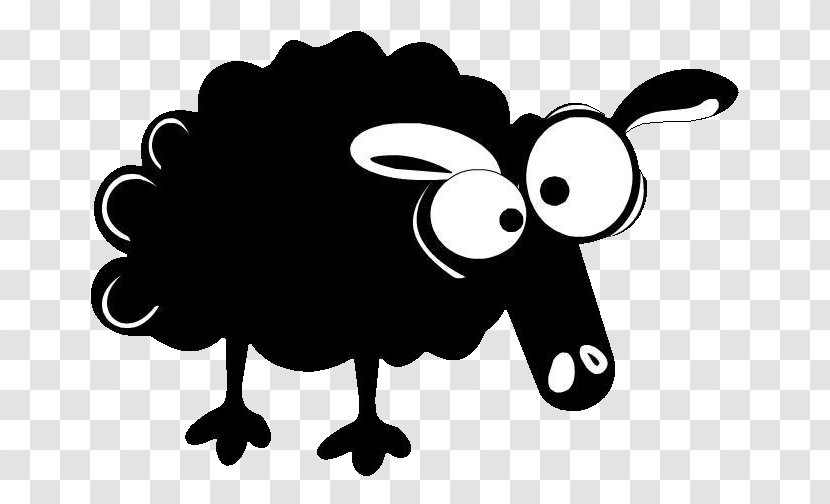 Black Sheep La Oveja Negra Wool Devil - Cartoon - Esculturas De Cantera Transparent PNG