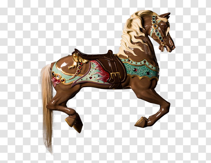 Amusement Park Mustang Horse Tack Stallion Harnesses - Carousel Hourse Transparent PNG