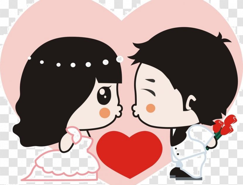 Significant Other Marriage Cartoon - Frame - Couple Transparent PNG