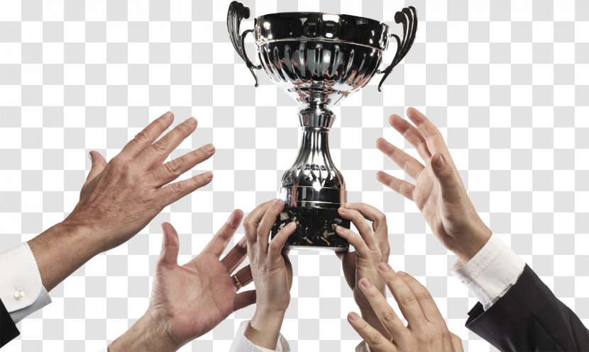 Businessperson Competition Award Company - Hand - Trophy Transparent PNG