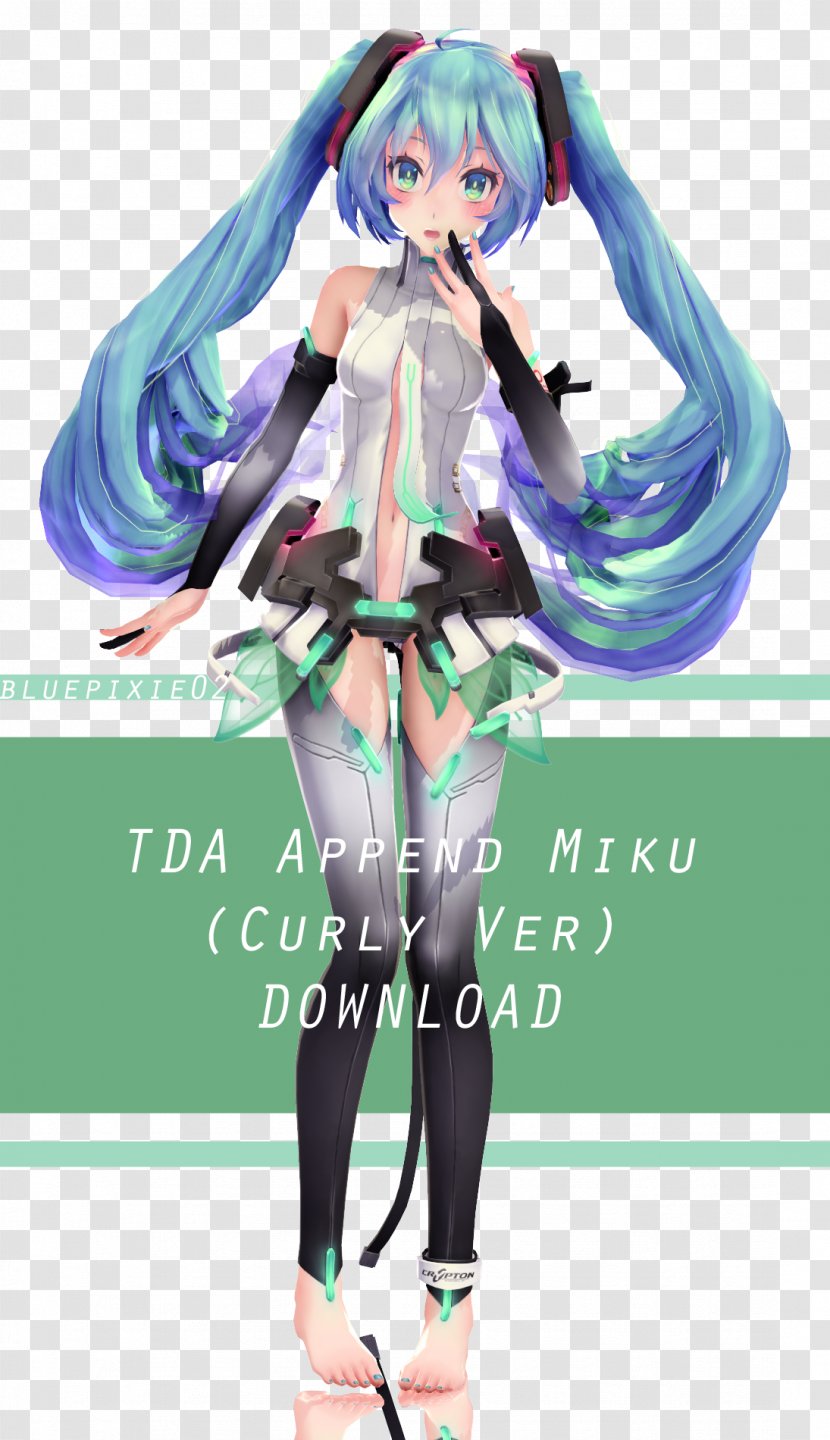 Hatsune Miku: Project DIVA Extend MikuMikuDance Vocaloid - Watercolor - Pixie Hair Transparent PNG