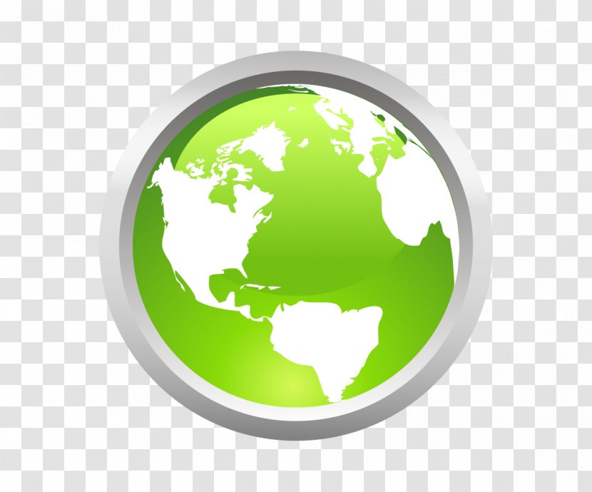 Earth Globe Clip Art - Green Vector Diagram Transparent PNG