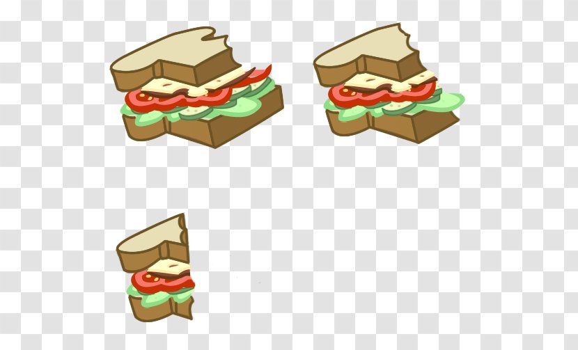 Fast Food Ham Sandwich - Deviantart Transparent PNG