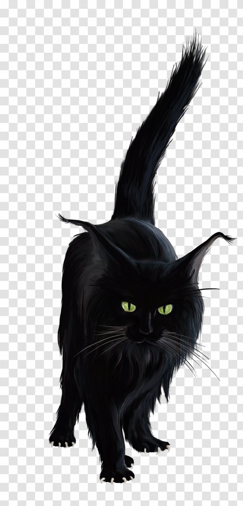 Black Cat Kitten Clip Art Transparent PNG