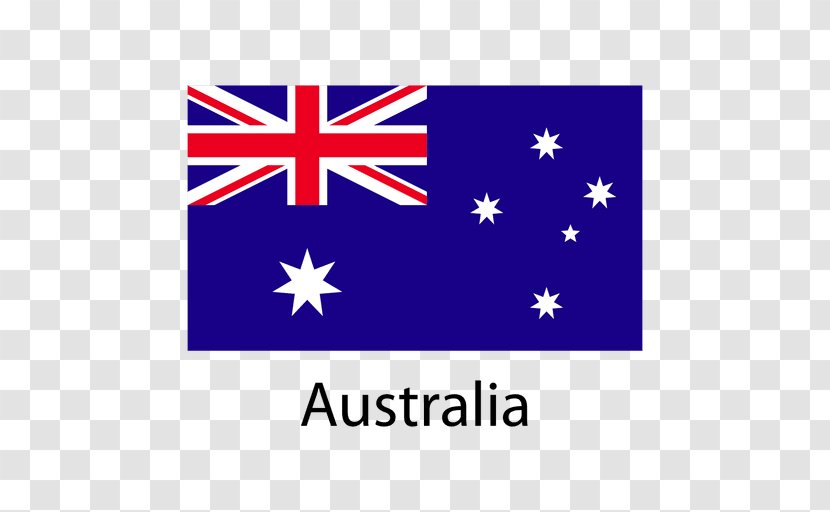 Flag Of Australia T-shirt Sticker - Rectangle - National Transparent PNG