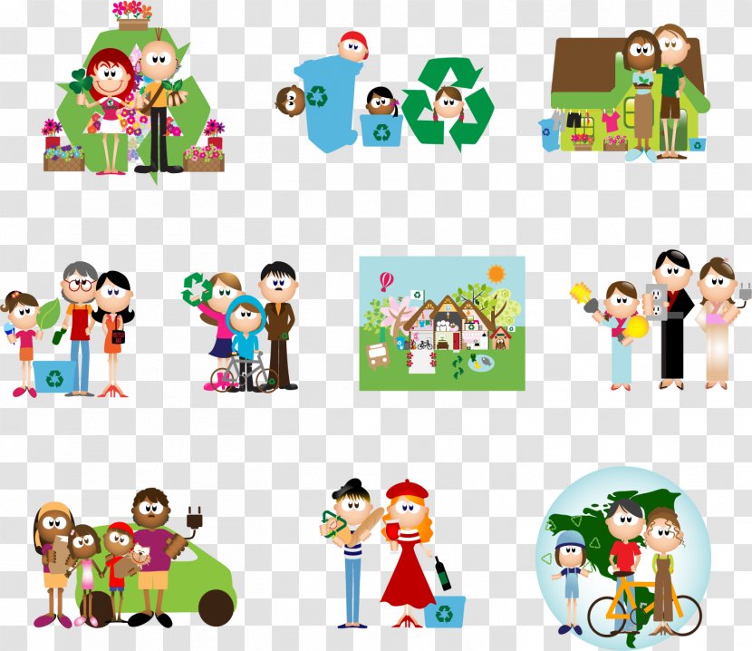 Everyday People Cartoons Character - Toy - Vector Cartoon Family Collection Transparent PNG