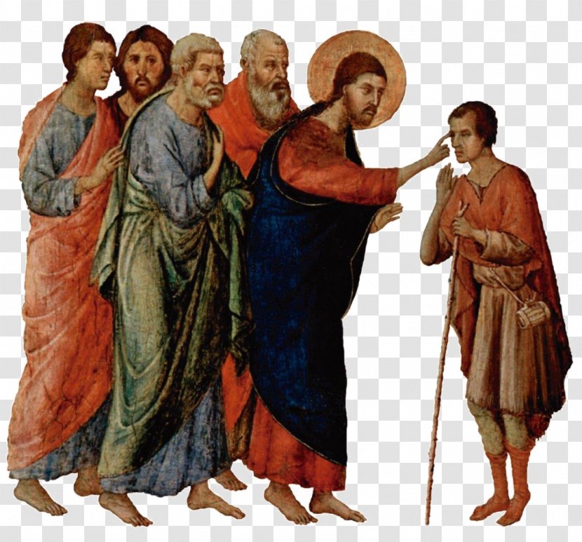 Middle Ages Healing The Man Blind From Birth Religion God Filho De Deus - Ex Transparent Images Transparent PNG