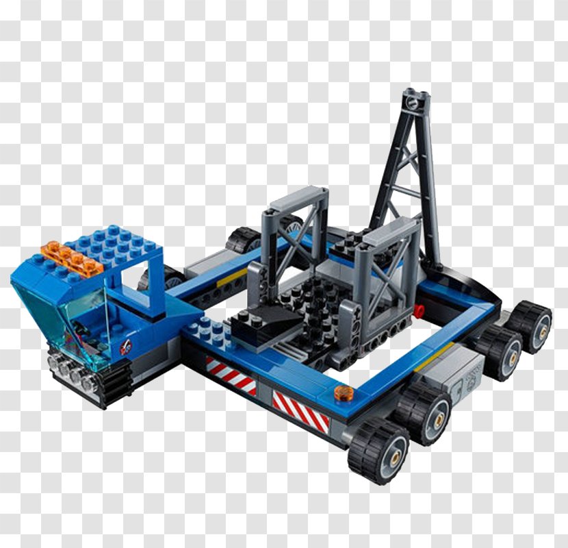 Lego City Toy Block Spaceport Space Shuttle - Construction Set - Crane Machine Transparent PNG