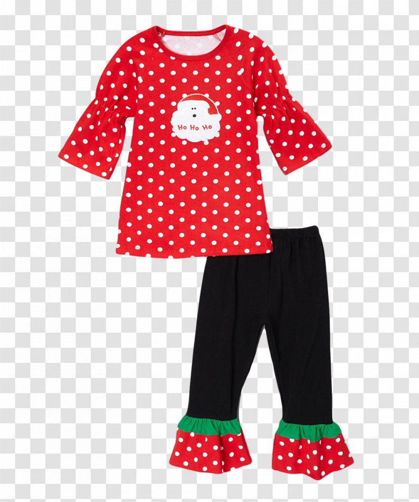 Santa Claus Polka Dot Clothing T-shirt Christmas Day - Dots Sweater Transparent PNG