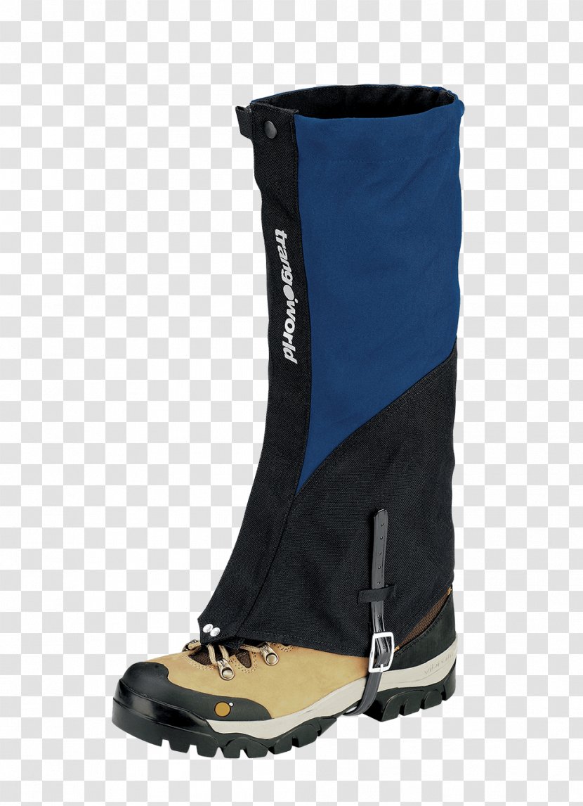 Gaiters Boot Snowshoe Footwear - Electric Blue Transparent PNG