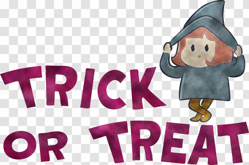 TRICK OR TREAT Halloween Transparent PNG