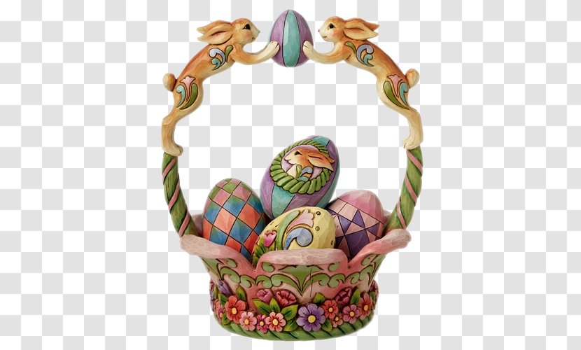 Easter Bunny Egg Basket Palm Sunday Transparent PNG