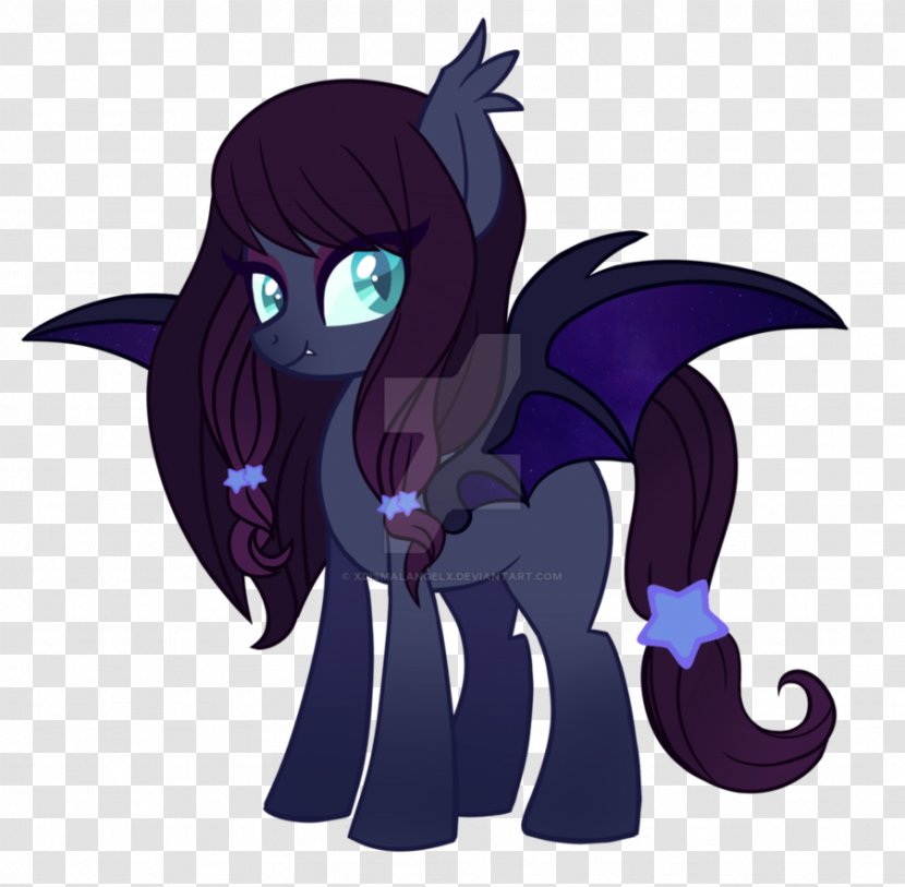 Pony Night Sky Horse Sunset - Cartoon - Nightsky Transparent PNG