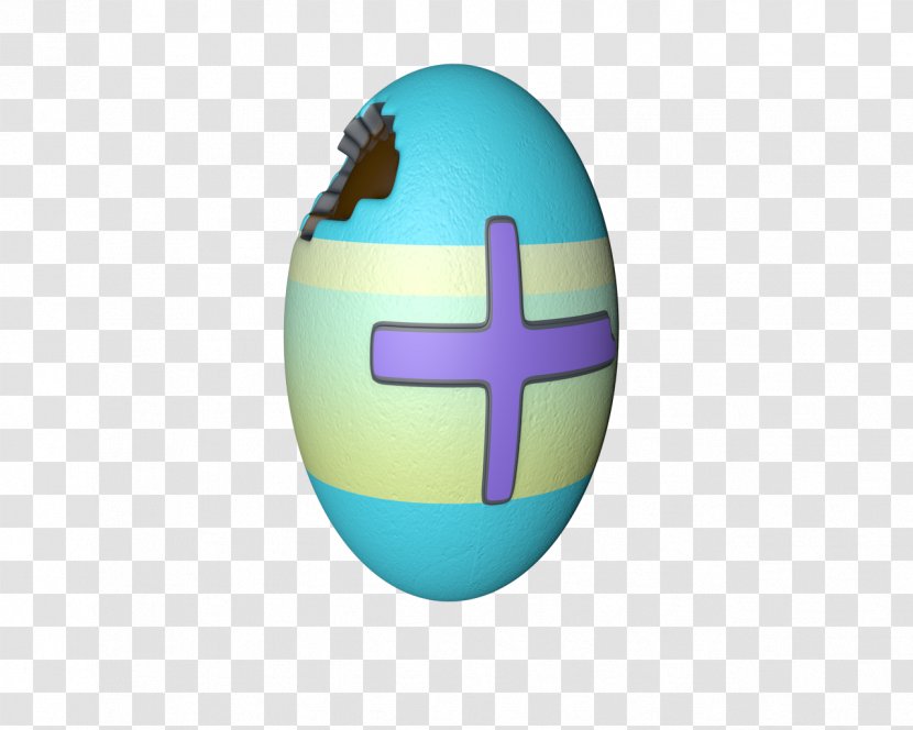 Easter Egg Turquoise - Smallest Transparent PNG