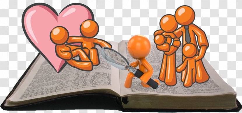 Preacher Sermon Bible Pastor Christianity - Cartoon - Orange Heart Tree Transparent PNG