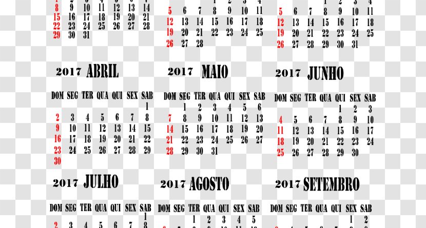 Calendar 0 1 2018 Large Diary 2 - 2017 Transparent PNG