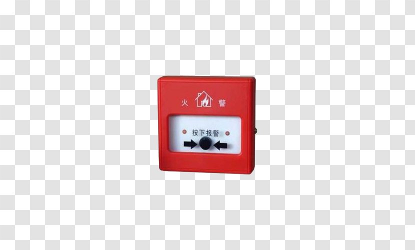 Fire Alarm System Device Push-button - Red - Prompt Button Pattern Transparent PNG